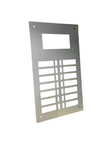 Urmet 625//135 módulo 625 Placa de pulsadores de 14 agujeros con 2 filas predispuestas para py alum